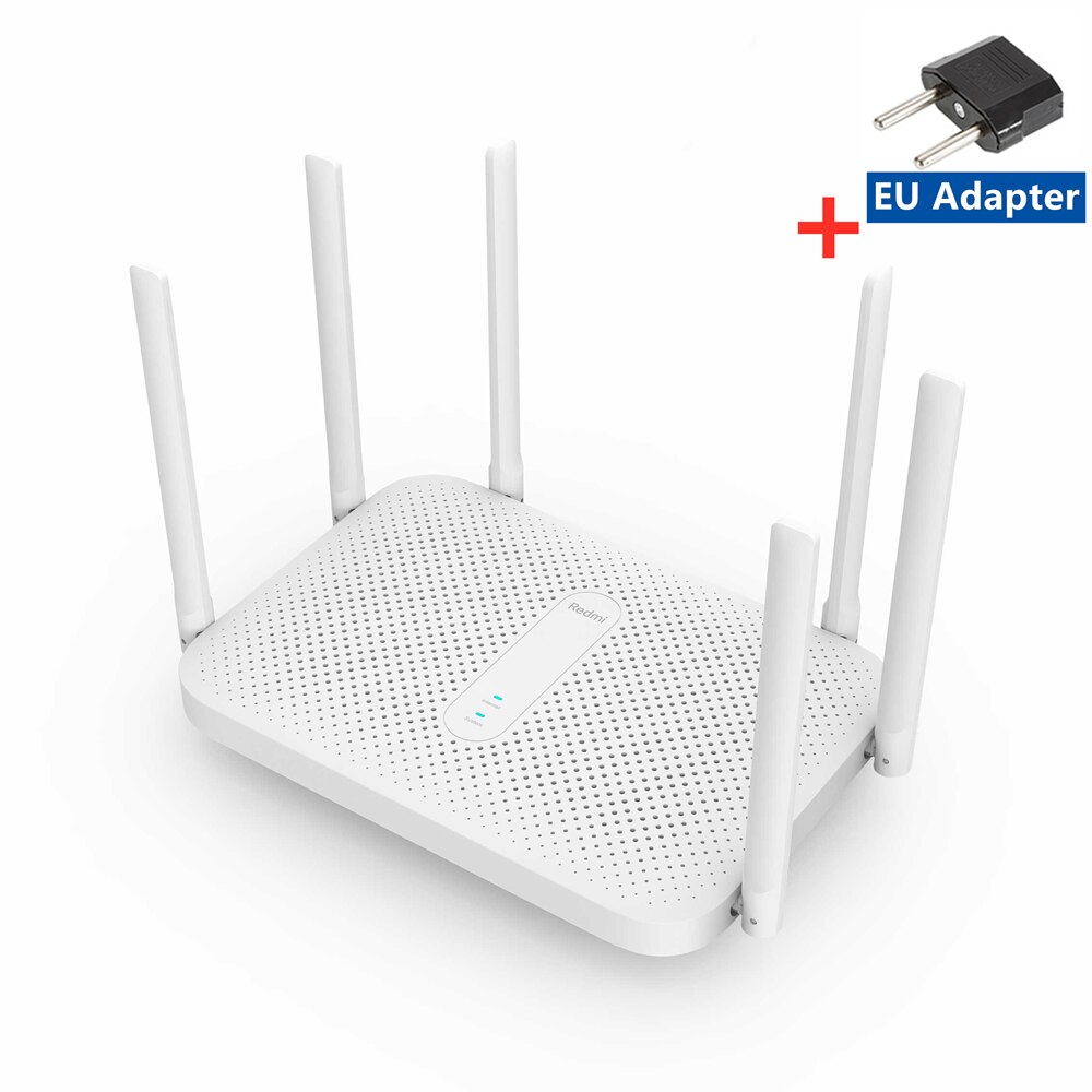Original Xiaomi Redmi AC2100 Router Gigabit 2,4G 5,0 GHz Dual-Band 2033Mbps kabellos Router Wifi Verstärker 6 hoch gewinnen Antennen: hinzufügen EU Adapter
