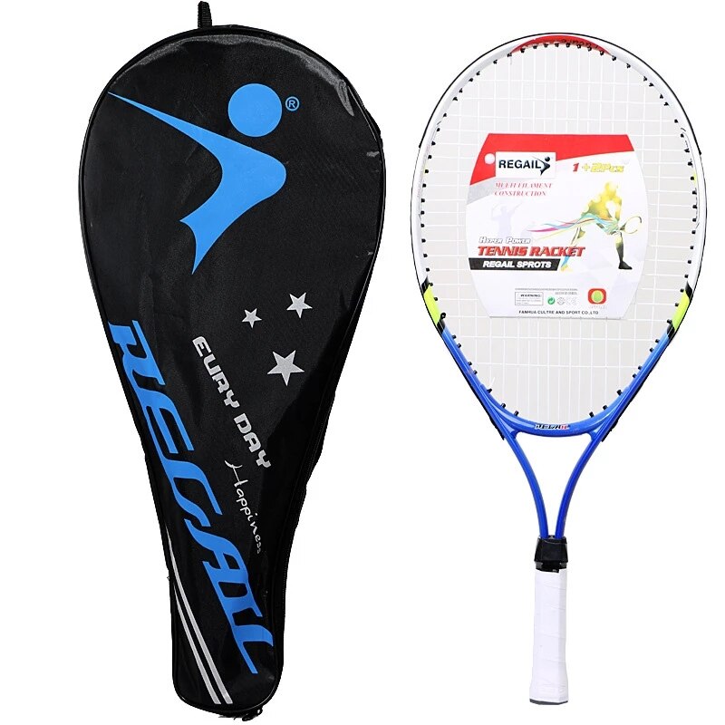 23 Inch Special Tennis Racket For Teenagers Aluminum Alloy Tennis Racket Strong Nylon Wire Suitable For Children Training -40