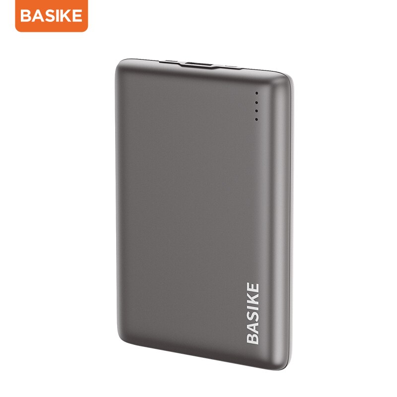 Basike mini power bank 10000mah portátil powerbank poverbank bateria externa carregador de telefone bateria de reposição para iphone xiaomi: Default Title