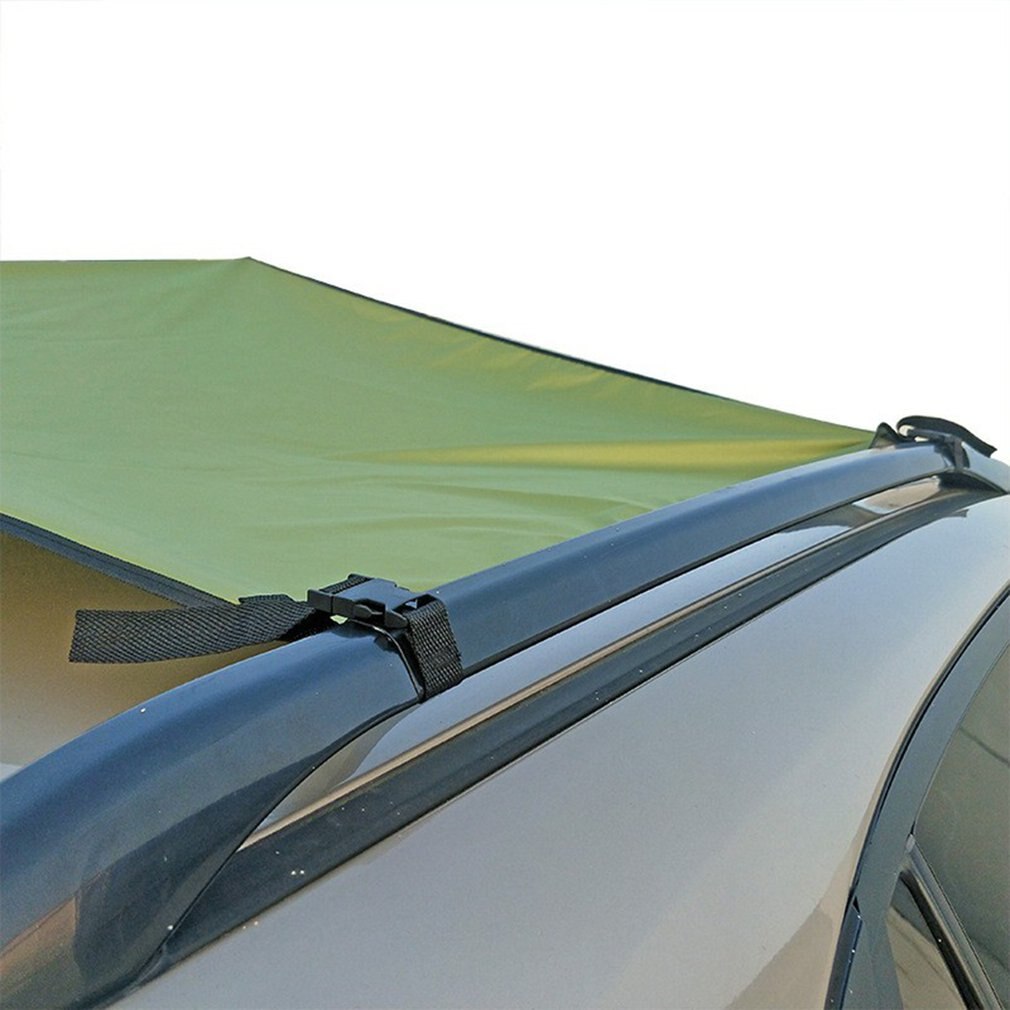Toldo impermeable para techo de coche, tienda de campaña portátil UV para techo de automóvil, toldo de lluvia