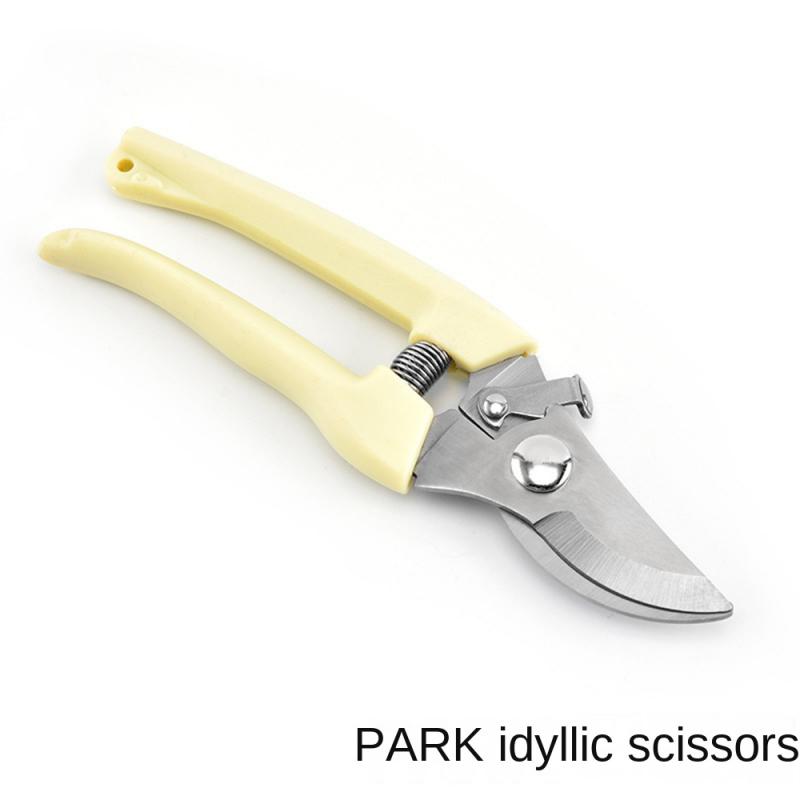 Stainless Steel Garden Pruning Shears Garden Scissors Hand Tools Fruit Cutting Gardening Tools Outdoor Gardening Landscape Tools: Brown