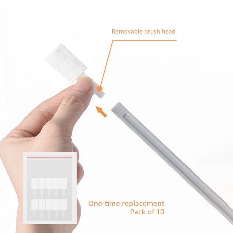 1pc disopal destacável toalete gap escova multi-funcional do sulco da parede do peitoril da janela ferramenta limpa plana alça longa casa ferragem do hotel