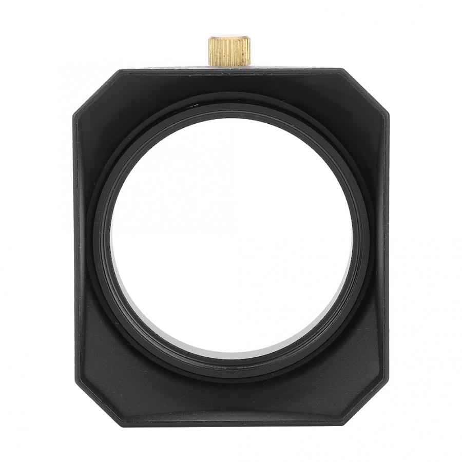 Camera Lens Deel 49 Mm Vierkante Zonnekap Shade Voor Dv Camcorder Digitale Video Camera Lens Filter Of Vat Draad dslr Len Kap