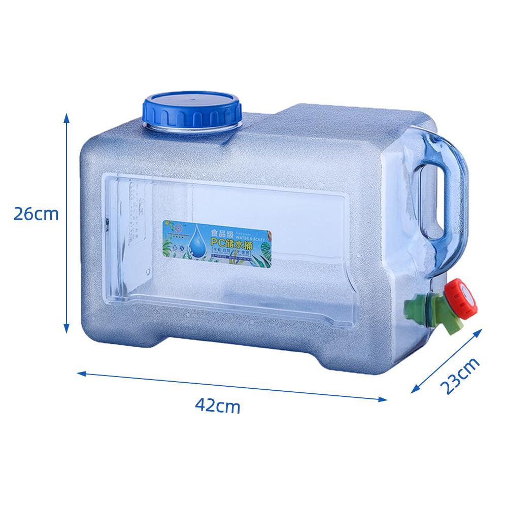 18L Outdoor BPA-Free Reusable Plastic Water Bottle Gallon Jug Storage Container Outdoor Plastic Pure Bucket
