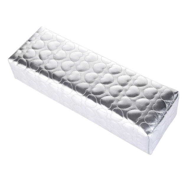 Profesjonalna skórzana ręka poduszka brzoskwinia serce miłość tłoczone ręka podłokietniki poduszka paznokci artystyczny manicure pielęgnacja uroda narzędzie jak z salonu