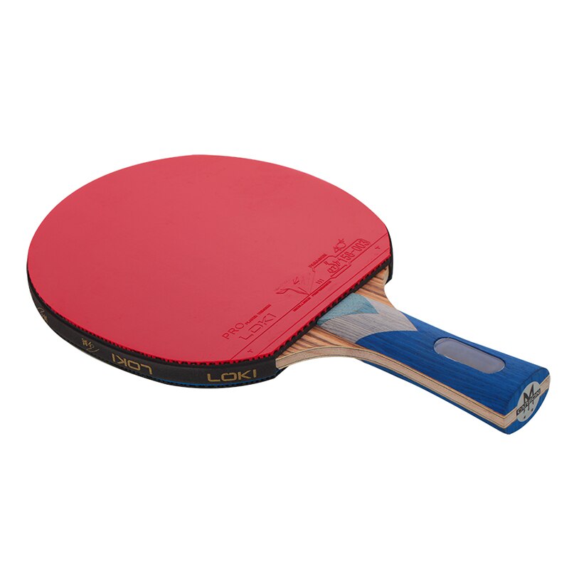 Loki Professionele Tafeltennis Racket Carbon Blade Met Rubber Ping Pong Bat Geavanceerde Ping Pong Rackets Voor Snelle Aanval Arc