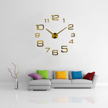 Modern Overhaast Kwarts Klokken Mode Horloges Spiegel Sticker Diy Woonkamer Decor 3d Echte Grote Muur klok