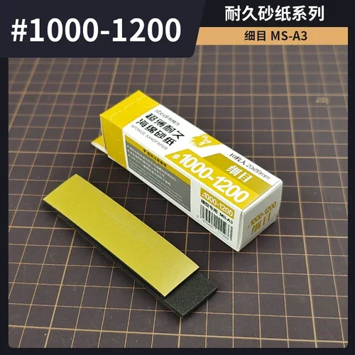 Modelo de papel de lija Stedi, herramientas de papel de lija, tablero de pulido, juego de herramientas de papel de lija de esponja para herramientas de construcción de modelos, Hobby DIY: violet