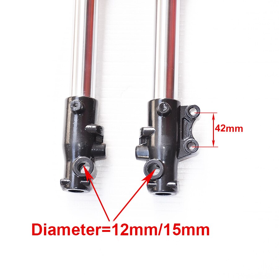 710mm Upside Down Front Fork Shock Absorber Suspension For Motocorss Off-Road Motorcycle CRF50 70 Style Dirt Pit Bike 12mm/15mm