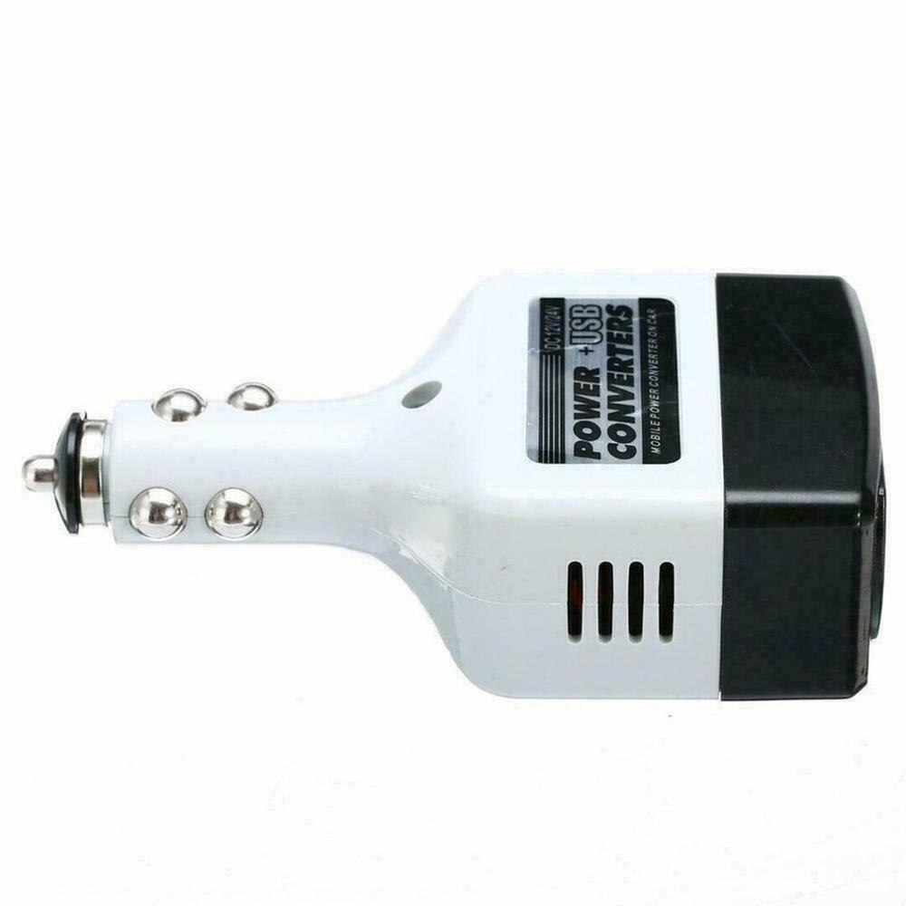12V/24V Car Mobile Power Inverter Adapter Auto Car Power Converter Charger Used for All Mobile Phone
