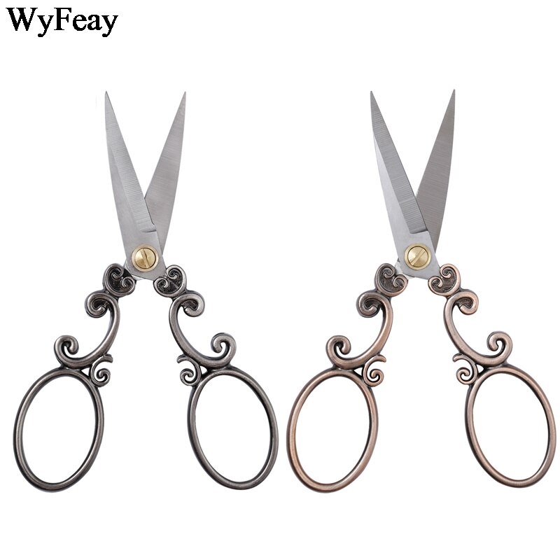 Zakka eurooppalainen vintage ompelu sakset kirjonta retro ompelu sakset sakset kangas työkalu käsityö räätäli sakset