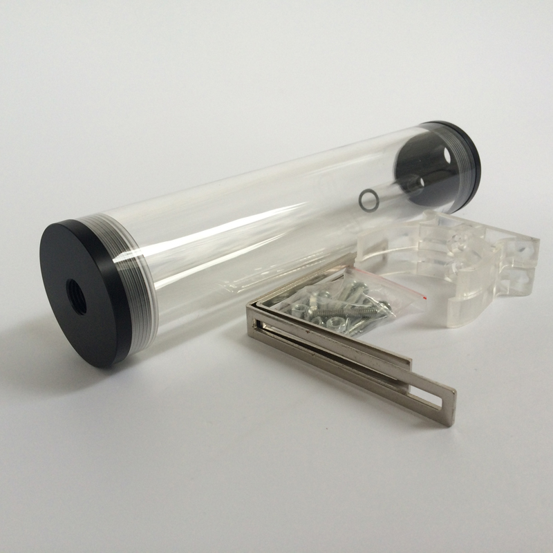 DIY 110mm Straight mouth Computer cylindrical water tank Acrylic water tank