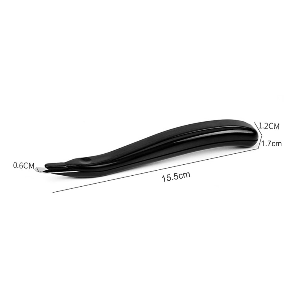 Portable Staple Remover Removable Easy Pull Pen-Type Magnetic Head Staple Removal Tool Ergonomic Plastic Curved Handle