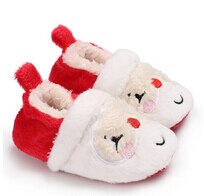 SchöNe Weihnachten Neugeborenen Kleinkind Baby Jungen Mädchen Warme Schneeschuhe Taufe Prewalker Krippe Schuhe 0-18 Mt: B / 7-12 Monate