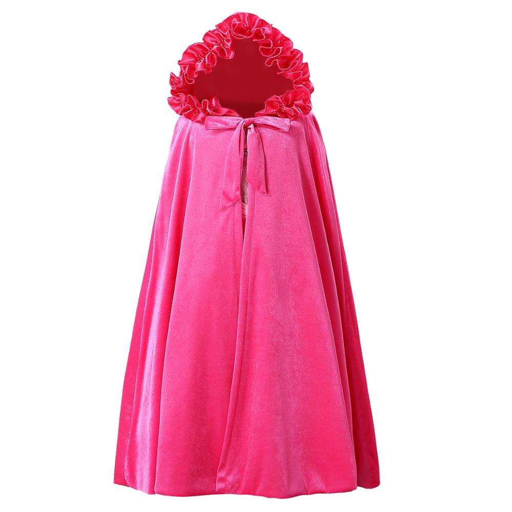 Christmas ice frozen 2 prinsessa prinsessa mantel outfit sjal flicka aisha höst vinter plus sammet barn aisha mantel