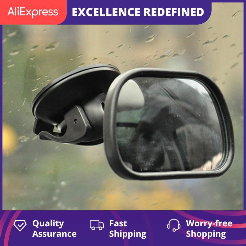 Voiture sécurité rétroviseurs extérieurs carrés bébé voiture miroirs Observation enfant miroir monté universel rétroviseur 6*9 cm