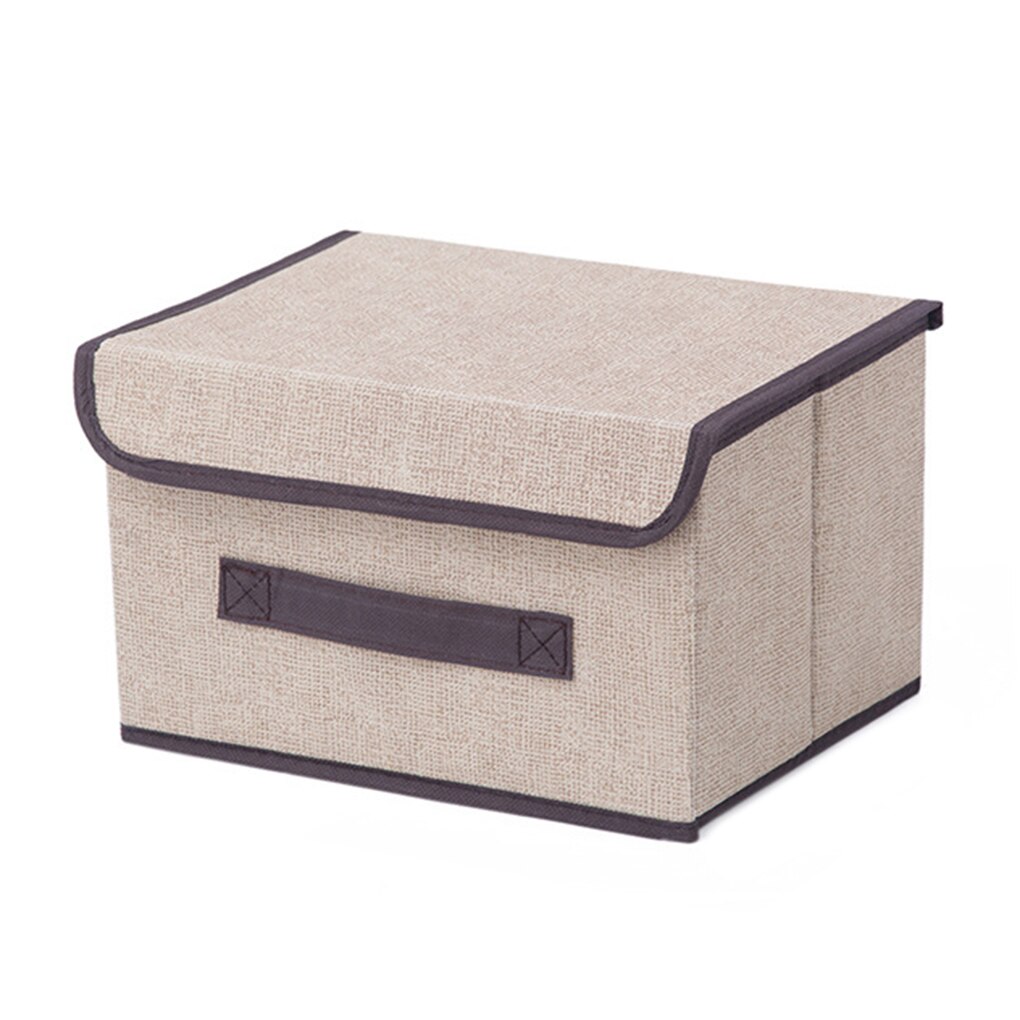 Caja de almacenamiento plegable de tela para el hogar, organizador de ropa multiusos, portátil, no tejida, a prueba de busto: type  2