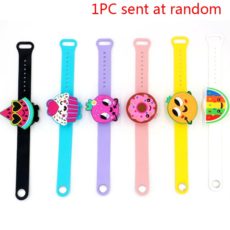 1pc Reusable Wristbands Hand Sanitizer Dispensing Portable Bracelet Wristband Hand Dispenser Wrist Support: D