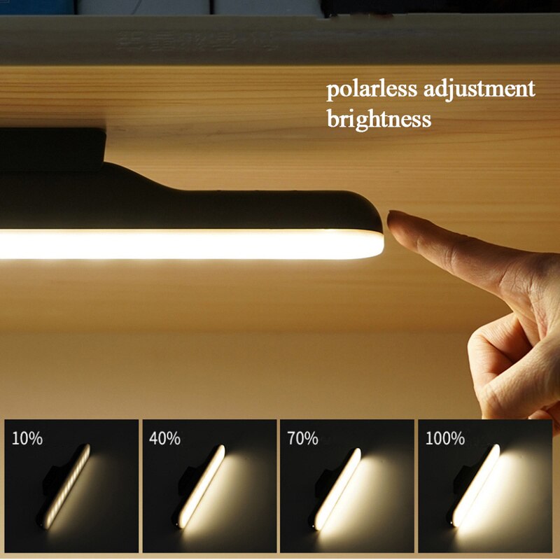 LED machen-hoch Lampe Licht USB Augenschutz Wiederaufladbare Tragbare Hängende Magnetische Lampe berühren Schalter Spiegel Licht Selfie Licht
