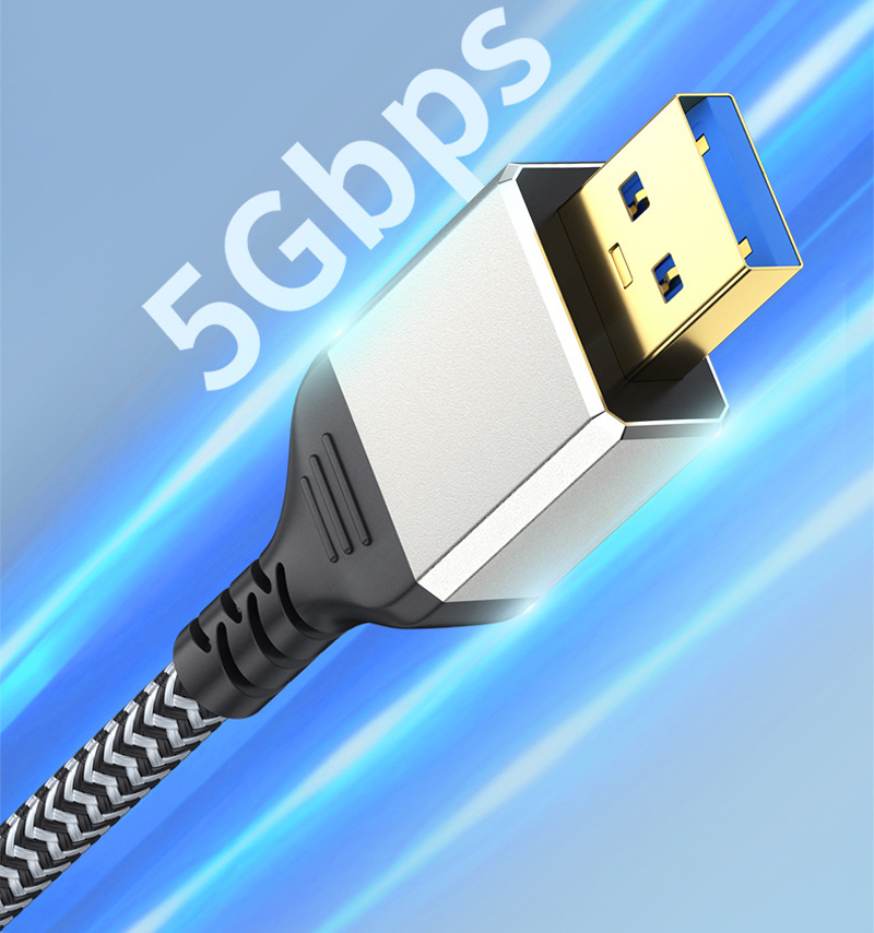 0.5m 1m 1.5m 2m 3m 5m Braid USB 3.0 Extension Cable Male to Female 5Gbps Data Cord USB Extender For Udisk mouse keyboard charger