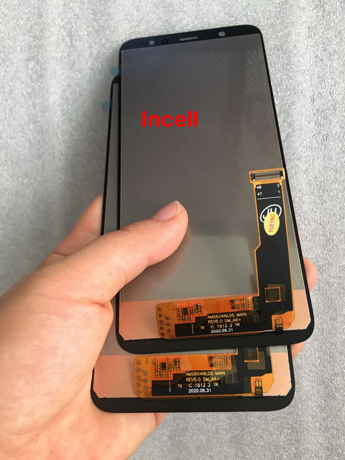 Super AMOLED LCD Für Samsung Galaxis A6 Plus A605 A605F A605FN Bildschirm LCD Anzeige berühren Bildschirm Replacment Teile