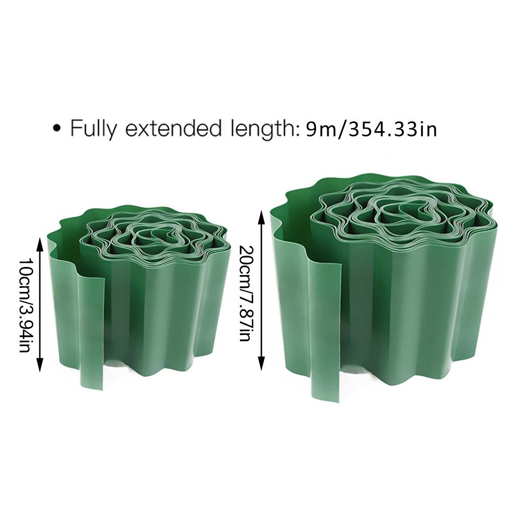 Patio Garden Decorative Fence Plastic Landscape Edging Courtyard Flower Fencing Border