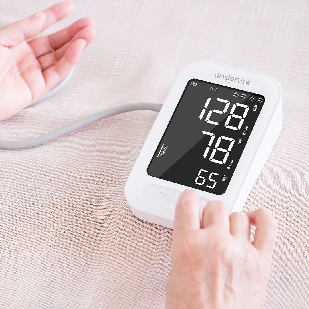 Xiaomi-Monitor de presión arterial Mijia Andon Smart Home, pulsómetro, esfigmomanómetros, pulsómetro, pantalla de 5,2 pulgadas