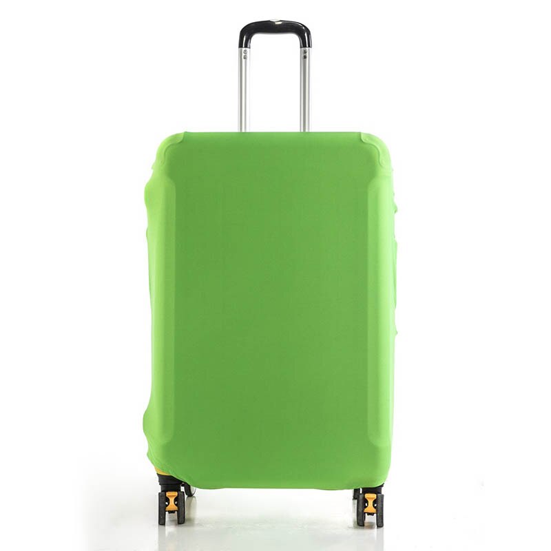 Simple Travel Suitcase Cover Elastic Thick Luggage Dust Protective Case Travel Accessories: green / M