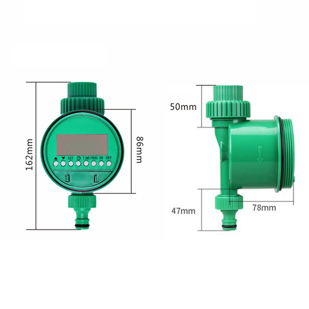 LCD Display Automatic Intelligent Electronic Water Timer Rubber gasket Solenoid Valve Irrigation Sprinkler Controller