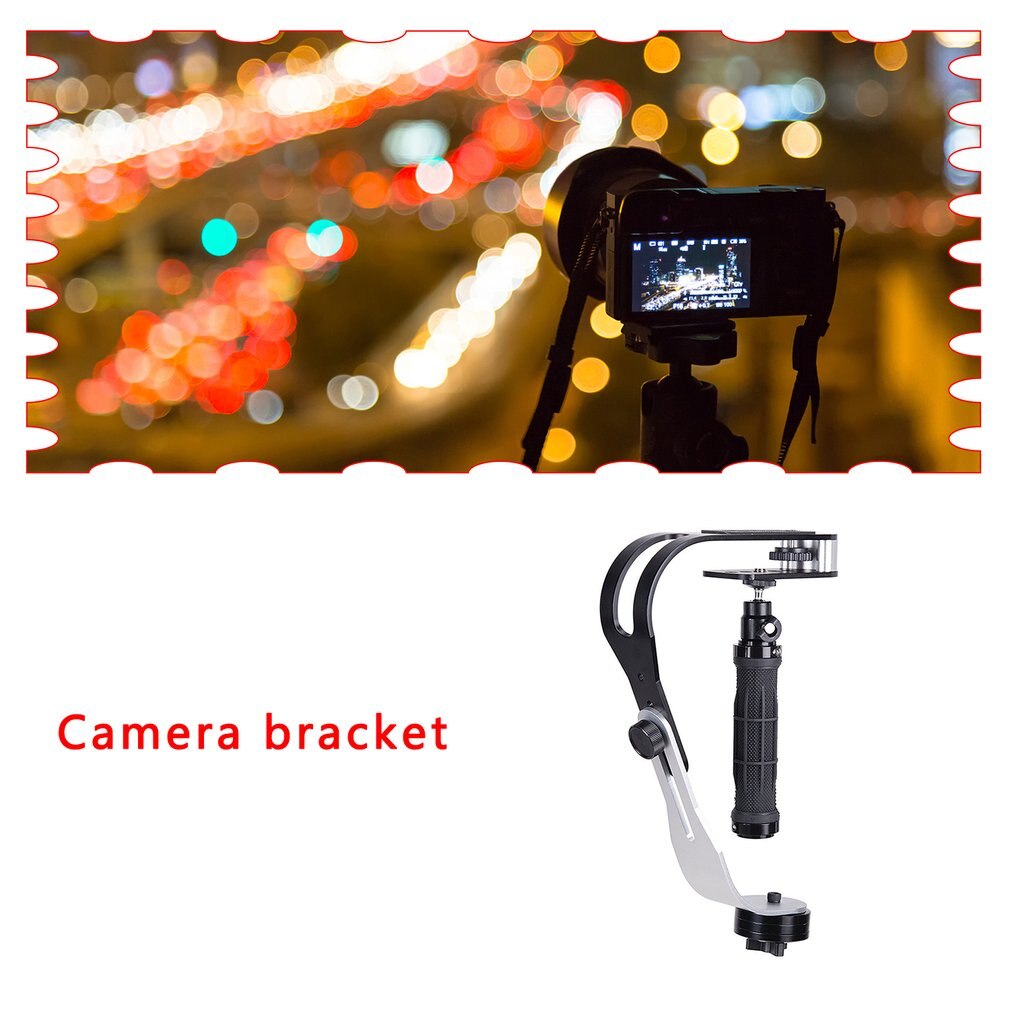 Handhållen videostabilisator kamerastabilisator för gopro hero-telefon dslr dv handhållen gimbal kamerastabilisator