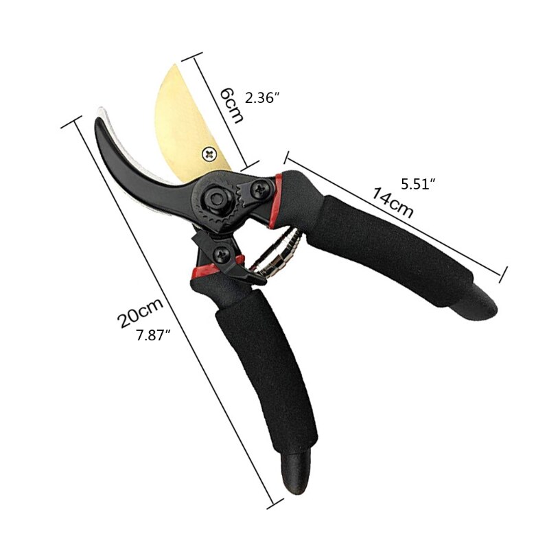 Pruning Shear Garden Tools Garden Clippers Durable Labor Saving Scissors Gardening Plant Sharp Pruners Plant Trees Flowers M7DA