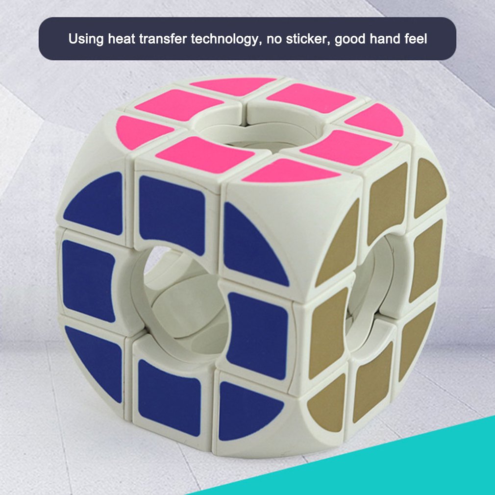 Magische Kubus Arc Hollow Cube Black Base Magic Cube Puzzels Ontwikkeling Intelligentie Speciaal Speelgoed Brain Teaser Box