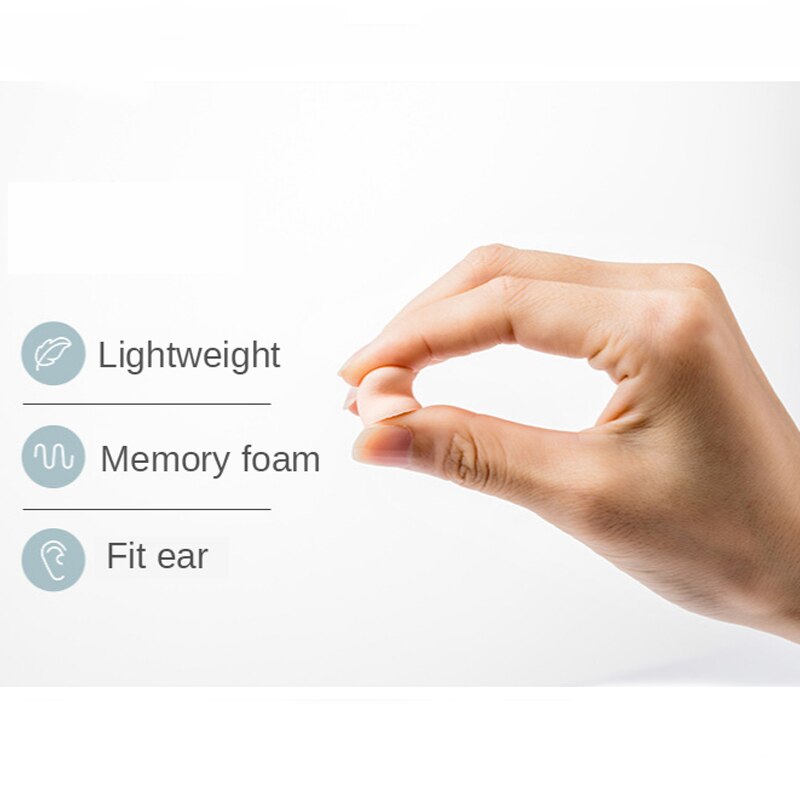 Slapen Oordopjes Blokkeren Geluid Soft Foam Oordopje Noise Verminderen Gehoorbescherming Oordopjes Anti-geluid Slaap Aids Tool geluiddichte