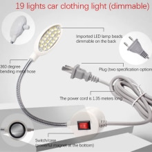Industrial Lighting Sewing Machine LED Light 10/20/30 LED Flexible Work Light EU US Plug Machine Accessories Luminaire