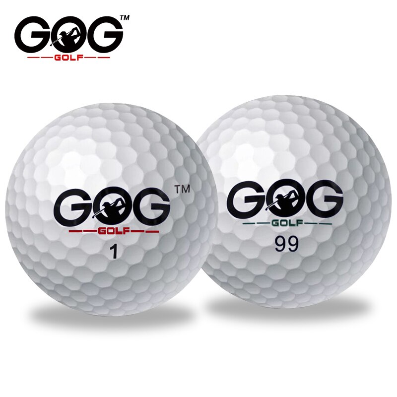 Outdoor Sport Golf Game Training Match Concurrentie Rubber Twee/Drie Lagen Hoogwaardige Golfbal White