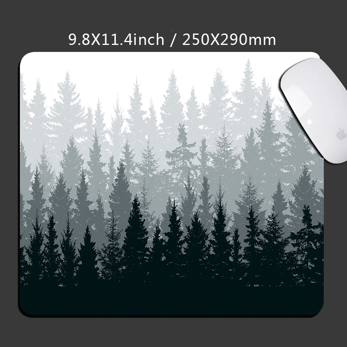 Forest Trees Xxl Mouse Pad Gamer Black Mousepad Computer Tables Desk Mat PC Office Carpet Laptop Keyboard Gaming Mats Mause Ped: BROWN