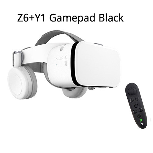 Bobo Bobovr Z6 Casque Helm 3D VR Gläser Virtuelle Realität Headset Für iPhone Android Smartphone Clever Telefon Brille Lunette Ios: mit Y1 Schwarz