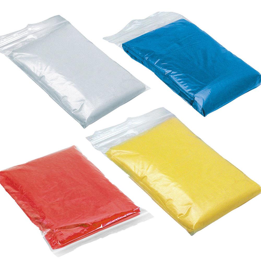 50pcs Disposable Raincoat Transparent Emergency Protection Poncho Rain Coat Hood Poncho Hooded Outdoor Accessories Hiking Cover