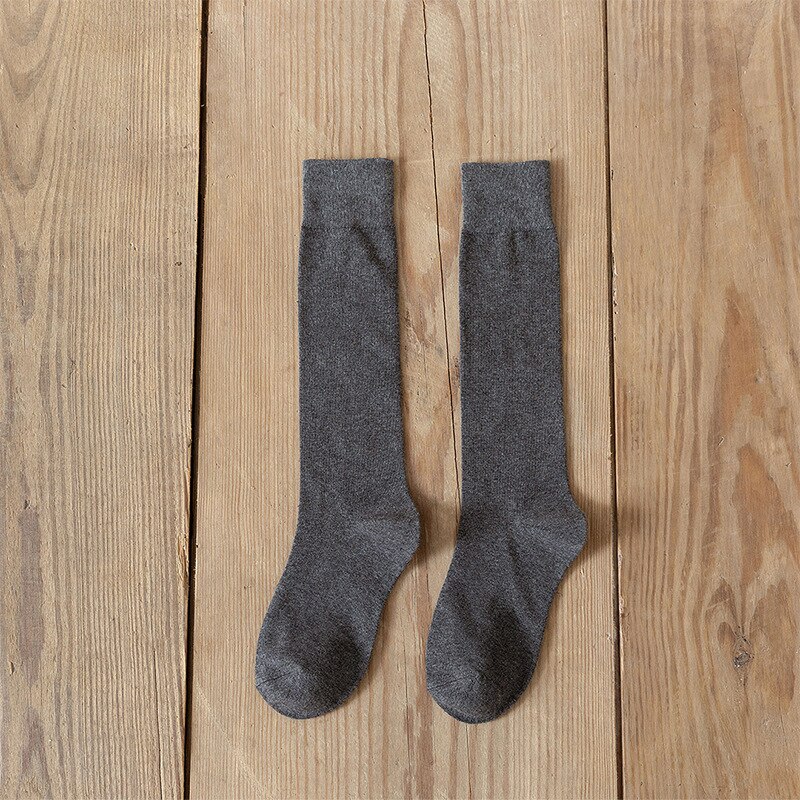 HYRAX Women Tube Socks Stockings Women Socks Pressure Stovepipe Socks Trendy Knee Socks Knee Socks: Gray
