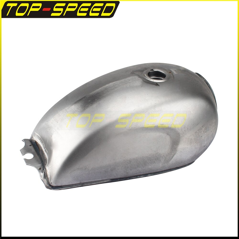 9L Cafe Racer Gas Fuel Tank Bare Steel Motorcycle Oil Gasoline Box For CFMOTO Mandrill Unpainted Scrambler