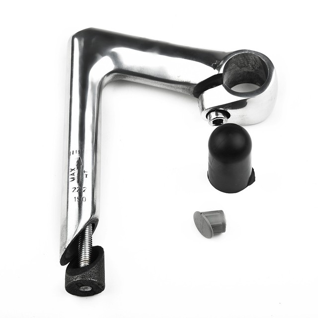 1 * fahrrad Fahrrad Feder Vorbau Steigleitung 100mm Erweiterung Stengel Lenker 25,4mm Durchmesser Universal- Klemme Lenker Zubehör: Silber-