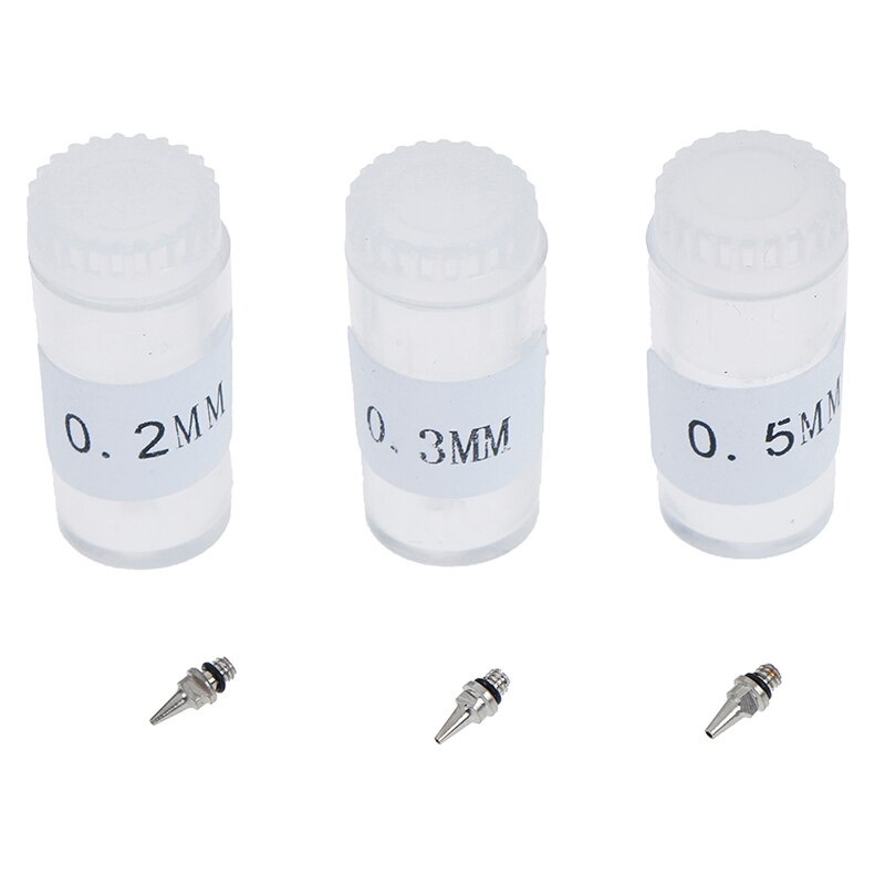 0.2/0.3/0.5mm- sprayende maling sprøyteverktøy airbrush munnstykke nål reservedeler for airbrushes sprøytepistol modell