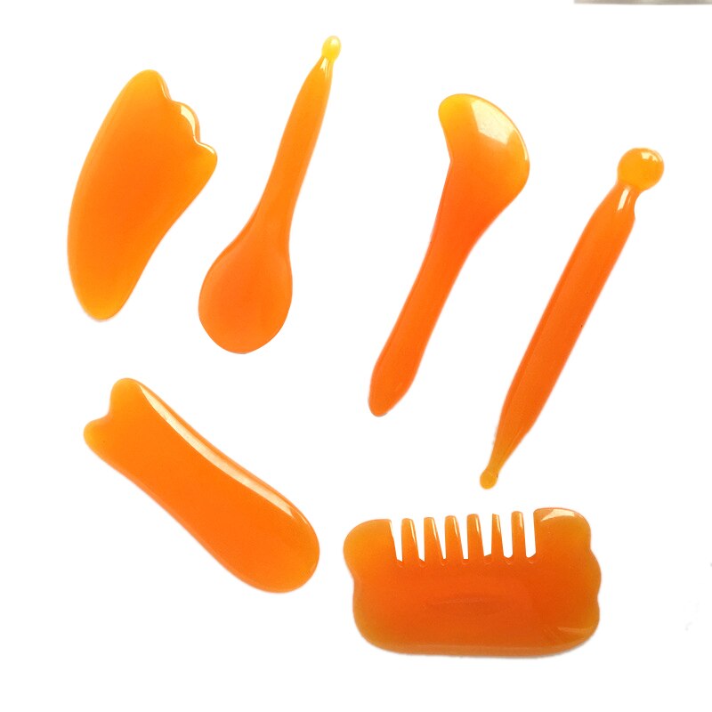 Chinese Gua Sha Scraping Massage Tools Kit Hand Made Guasha Scraper Board for Physical