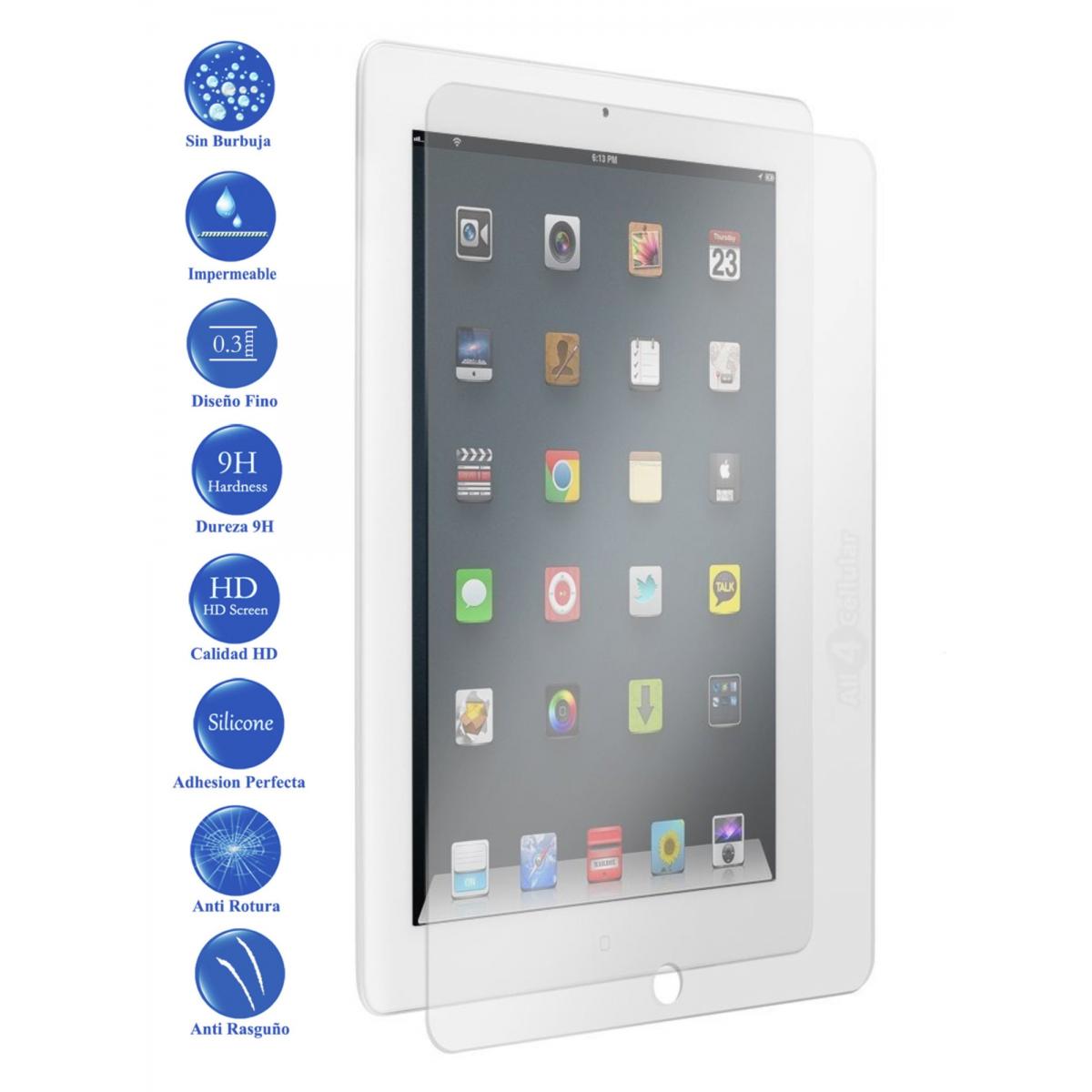 LCD cover screen protector Premium Tempered Glass for Apple IPAD 2 Normal PP401