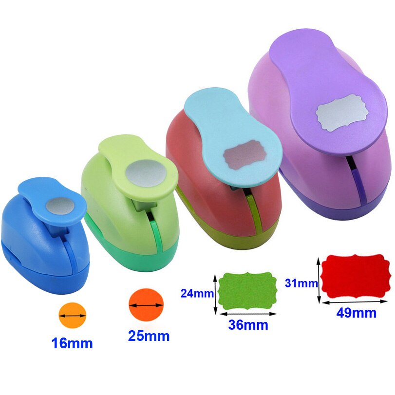Perforadora circular de espuma EVA para manualidades, cortador de papel geométrico para escuela, con agujeros redondos, de 15mm-71mm,: New tag and circle