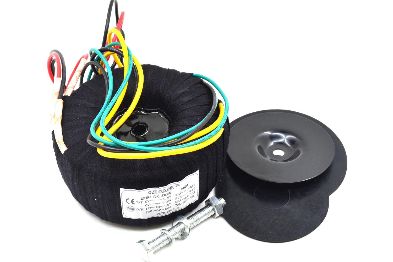 200VA Toroid transformer 0-115V *2 TO 28V-0-28V 12V-0-12V for NAP140 QUAD405 amp
