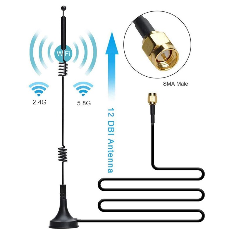 2.4g 5.8g saugnapfantennen lte externe hochleistungs-lora voll netcom datensammlerantenne