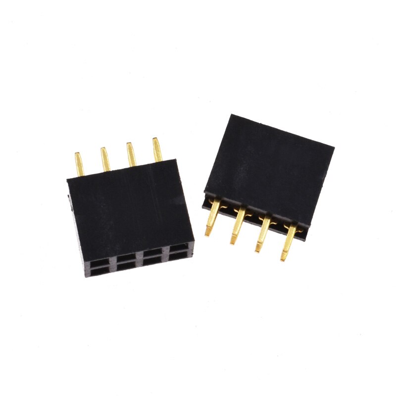 10PCS/Lot 8Pin 2x4 Pin 2.54mm Double Row Plastic Dupont Head Jumper Wire Cable Housing Female Pin Connector