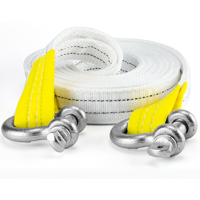 Car Tow Rope Hook Off-Road Treuil Vehicle Trailer 5 Meters 5 Tons Strength Thick Towing Rope Winch Coche Cuerda De Remolque