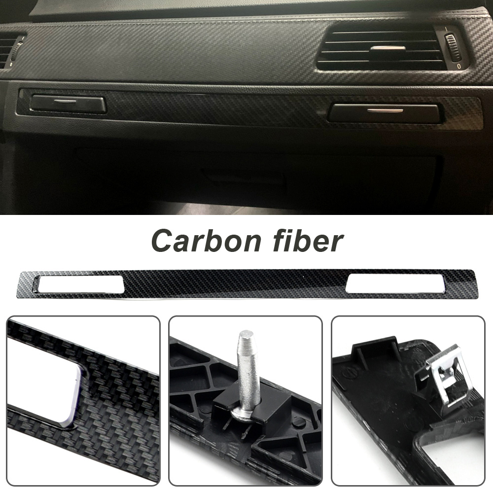 Para BMW E90 E91 E92 E93 LHD Panel de soporte para vasos de coche tira Interior embellecedora para BMW Serie 3 M3 2005 51457138798: Marrón
